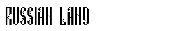 Russian Land font preview